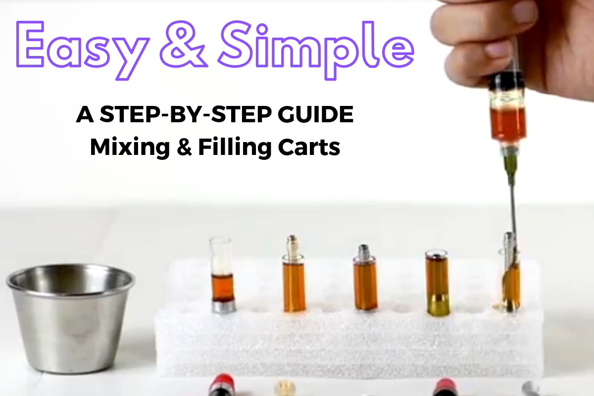 Tutorial How To Mix And Fill Your Own Cbd Thc Vape Cartridges With Terpenes