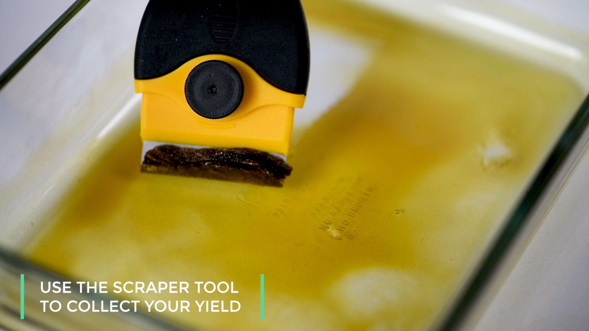 scrape your home made shatter with a blade
